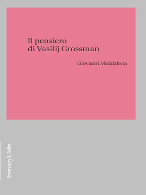 cover image of Il pensiero di Vasilij Grossman